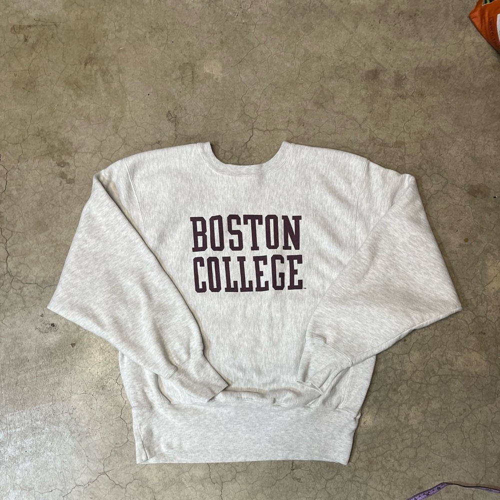 Boston college crew neck champion reverse weave